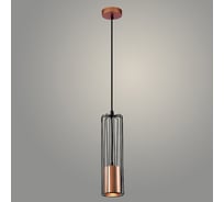 Подвес РОСТОК 23668/1HQ BK+COP черный/медь, 1x25W, GU10, h900, WAN23 988032454