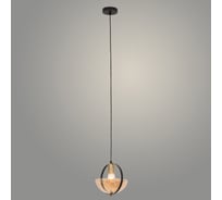 Подвес РОСТОК 230911/1HQ BK+AM черный, 1x40W, E27, d200 h1200, XLD23 988372324