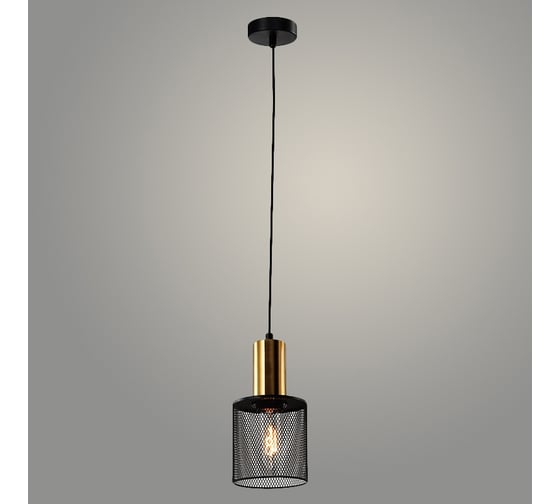 Подвес РОСТОК 23778/1HQ A BK+BR черный/латунь, 1x40W, E27, h1000, WAN23 988372454 1