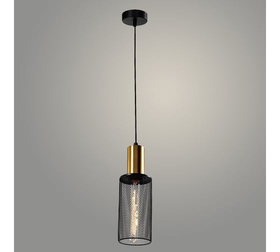 Подвес РОСТОК 23779/1HQ B BK+BR черный/латунь, 1x40W, E27, h1000, WAN23 988372455