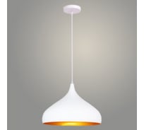 Подвес РОСТОК 7558/320 WT+GD белый/золото, 1x40W, E27, d320 h280, TXN22 988023186