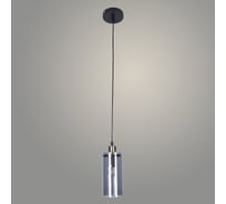 Подвес РОСТОК BK21107/1HQ BK+AB+SMOKE черный/дымчатый, 1x40W, E27, h1000, XLD22 988031930