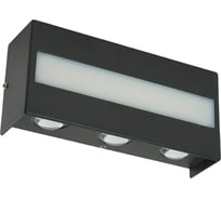 Светильник уличный светодиодный FERON DH902, 12W, 950Lm, 3000K, черный, 51412