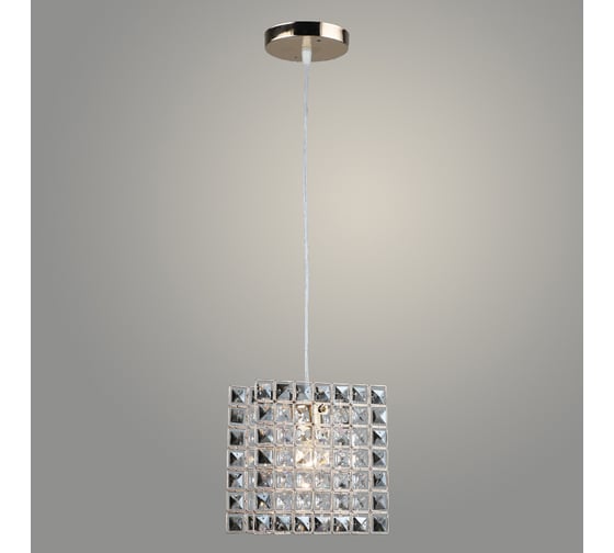 Подвес РОСТОК E2293/1HQ FGD золото/хрусталь, 1x40W, Е27, d195 h800, QH23 988032253 1