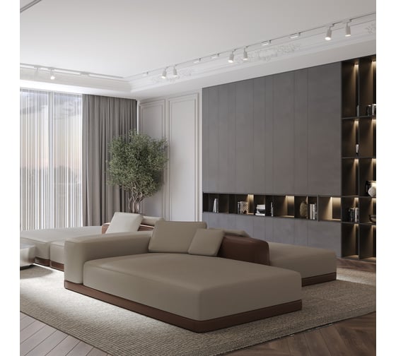Трековый линейный светодиодный светильник Hesby Lighting Skylite HSBL_0046