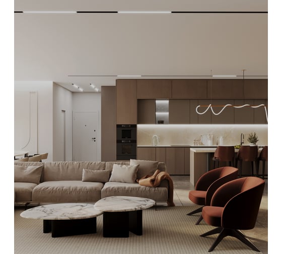 Трековый линейный светодиодный светильник Hesby Lighting ElDeko HSBL_0080