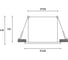 Точечный встраиваемый светильник Hesby Lighting Sogne HSBL_0096 5