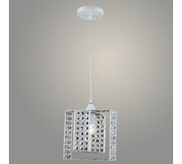 Подвес РОСТОК E2301/1HQ WT белый/хрусталь, 1x40W, Е27, d220 h800, QH23 988032260