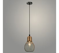 Подвес РОСТОК G1998/1HQ BK+COOPER черный/медь, 1x60W, E27, d120 h1000, LCY22 988017970
