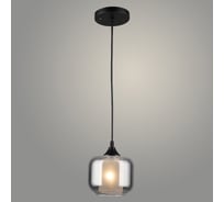 Подвес РОСТОК N4830/1HQ BK+AM черный, 1x40W, E27, d150 h800, QH22 988013473