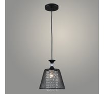Подвес РОСТОК N5558/1HQ BK черный, 1x40W, E27, d205 h800 crst, QH23 988034106
