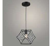 Подвес РОСТОК N5401/1HQ BK черный, 1x40W, E27, d250 h180/800, QH22 988029048