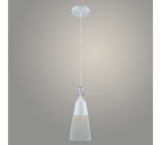 Подвес РОСТОК N5547/1HQ WT белый, 1x40W, Е27, d130 h800, QH23 988032286 1