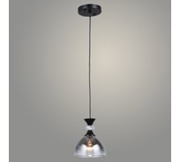 Подвес РОСТОК N5866/1HQ BK+SMK черный, 1x40W, Е27, d150 h800, QH23 988372667