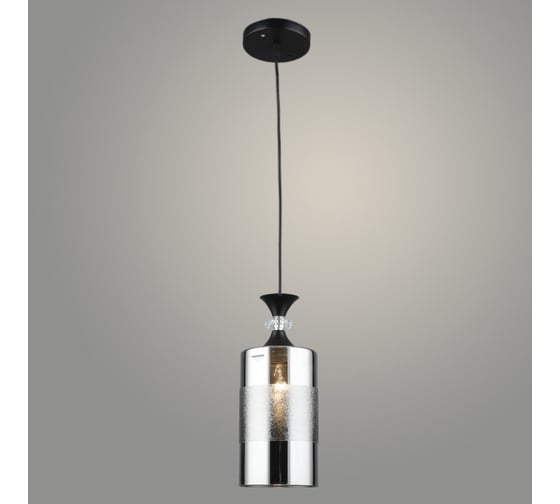 Подвес РОСТОК N5847/1HQ BK+SMK черный, 1x40W, Е27, d120 h800, QH23 988035317 1