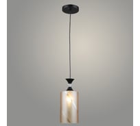 Подвес РОСТОК N5837/1HQ BK+AM черный, 1x40W, Е27, d120 h800, QH23 988372663