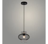 Подвес РОСТОК XA3203/1HQ BK черный, 1x60W, Е27, d200 h1000 crst, HN23 988372908