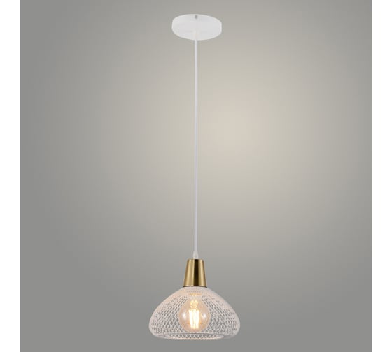 Подвес РОСТОК XA3204/1HQ WH+COPPER белый/медь, 1x60W, Е27, d225 h1000, HN23 988372910 1
