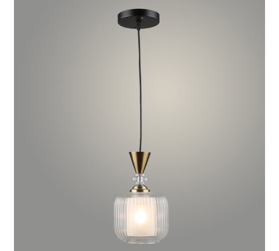 Подвес РОСТОК N6325/1HQ BK+COP черный/медь, 1x40W, Е27, d150 h800, QH23 988372690 1