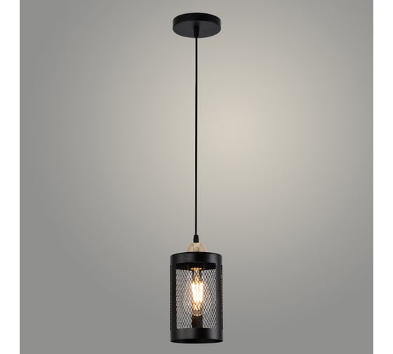 Подвес РОСТОК XA3224/1HQ BK+FGD черный/золото, 1x60W, Е27, d120 h1000, HN23 988372920