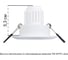 Точечный встраиваемый светильник ARTE LAMP MIRA MINI A2762PL-1WH 3