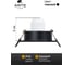 Точечный встраиваемый светильник ARTE LAMP TARF MINI A2068PL-1BK 7