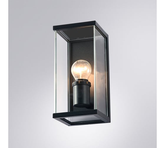 Уличный настенный светильник ARTE LAMP POT A1632AL-1BK