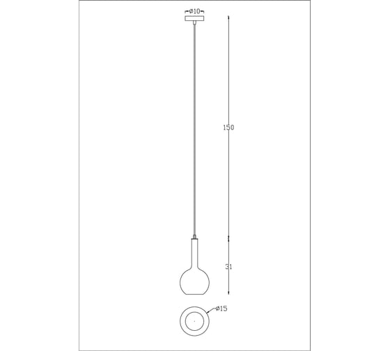 Подвесной светильник ARTE LAMP Gala A2715SP-1SG
