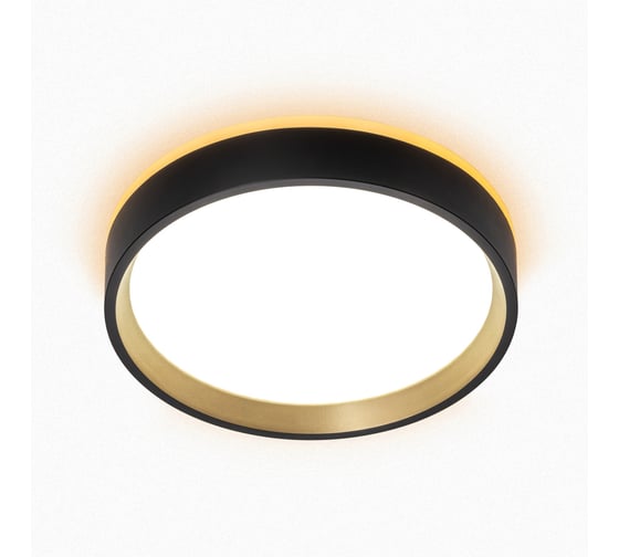 Светильник с подсветкой Citilux ETALON LED Чёрный+Золото CL750181