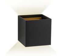 Светильник светодиодный для подсветки стен AM Group AM112-BK/GOLD AM112-2X5W-BK+GD
