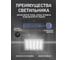 Светильник светодиодный настенный WMC TOOLS на солнечной батарее, комплект 5 шт, 20 светодиодов SMD, WMC-WL6001/к-т 5шт/(62108) 3