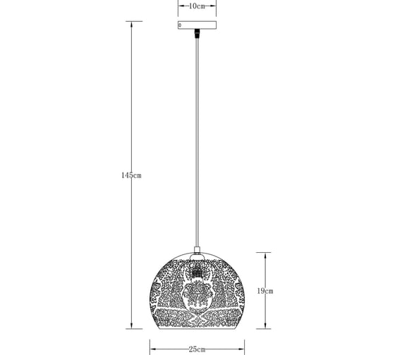 Подвесной светильник ARTE LAMP CELESTA A7058SP-1WH