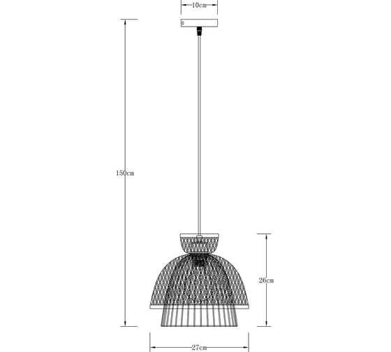 Подвесной светильник ARTE LAMP WOODSTOCK A7070SP-1BK