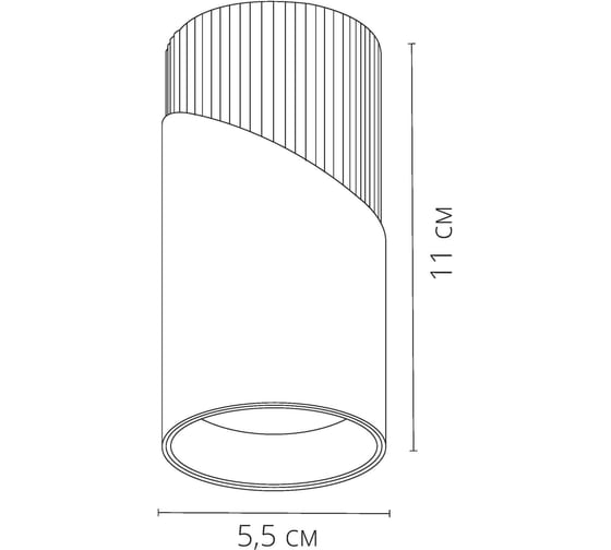 Точечный накладной светильник ARTE LAMP POLAR A5462PL-1WH