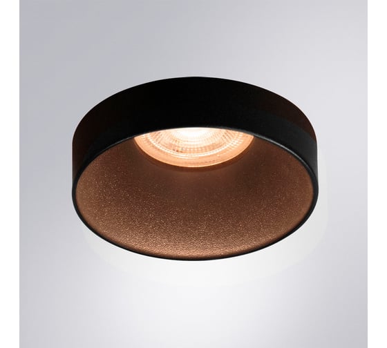 Точечный встраиваемый светильник ARTE LAMP RAMO A1240PL-1BK 1