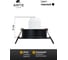 Точечный встраиваемый светильник ARTE LAMP TARF MINI A2067PL-1BK 7