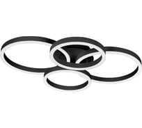 Потолочный светильник iLEDEX Ring-New черный 6815-300/400-X-T BK