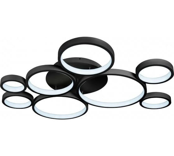 Потолочный светильник iLEDEX Ring Star черный 9004-8L-X BK