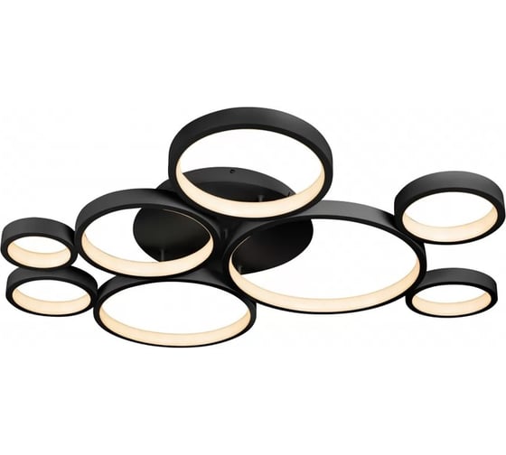 Потолочный светильник iLEDEX Ring Star черный 9004-8L-X BK