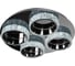 Потолочный светильник iLEDEX Crystal Ice хром MX7212-36 CR 3