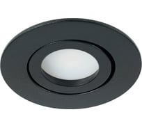 Светильник встраиваемый FERON DL1101 потолочный, MR11, G5.3, GU10, черный 51947