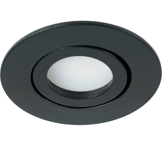 Светильник встраиваемый FERON DL1101 потолочный, MR11, G5.3, GU10, черный 51947