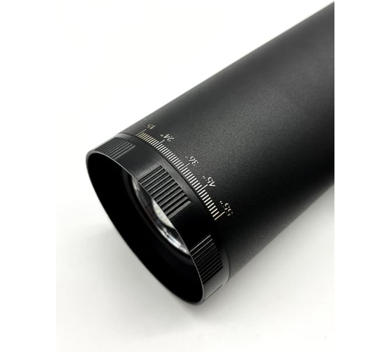 Светильник светодиодный трековый truEnergy однофазный ZOOM c регулировкой фокуса 15–55 20W 4000K D70мм алюминий черный 24050