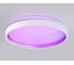 Потолочный светодиодный светильник Ambrella light с пультом WH/GD белый/золото IP20 66W 3000K-6500K+RGB D490*85 (ПДУ ИК) FZ607 2