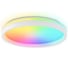 Потолочный светодиодный светильник Ambrella light с пультом WH/GD белый/золото IP20 46W 3000K-6500K+RGB D390*80 (ПДУ ИК) FZ601 1