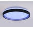 Потолочный светодиодный светильник Ambrella light с пультом BK/GD черный/золото IP20 46W 3000K-6500K+RGB D390*80 (ПДУ ИК) FZ604 2