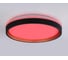 Потолочный светодиодный светильник Ambrella light с пультом BK/GD черный/золото IP20 46W 3000K-6500K+RGB D390*80 (ПДУ ИК) FZ604 3