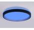 Потолочный светодиодный светильник Ambrella light с пультом BK/GD черный/золото IP20 46W 3000K-6500K+RGB D390*80 (ПДУ ИК) FZ604 4