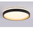 Потолочный светодиодный светильник Ambrella light с пультом BK/GD черный/золото IP20 46W 3000K-6500K+RGB D390*80 (ПДУ ИК) FZ604 7