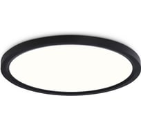 Светильник светодиодный ультратонкий Ambrella light BK черный IP54 20W 3000K-6500K CCT-переключатель D300*25 (Без ПДУ) FZ1904